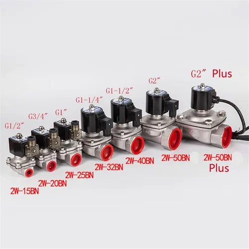 Vista 6 de DN15 To 50,Normally Closed Solenoid Valve AC 110V 220V 380V 24V,DC 12V 24V 1Pcs(1-1/2inch,DC 24V_80 CELSIUS)