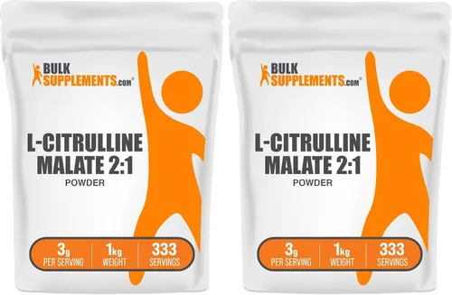 Vista 7 de l-citrulina dl-malate 2:1 pura en polvo, BulkSupplements, 1