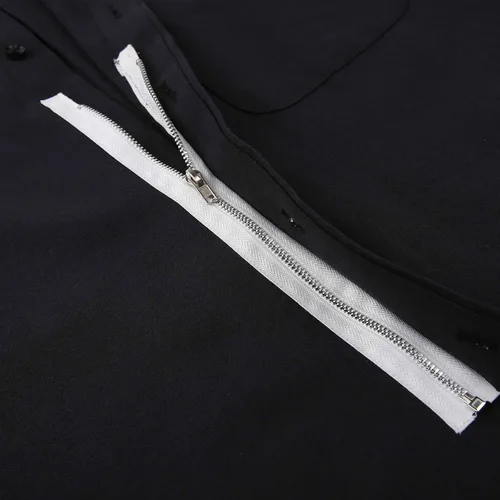 Vista 6 de Camisetas de manga larga para hombre, estilo casual, holgadas, con botones, cuello ajustado, para otoño