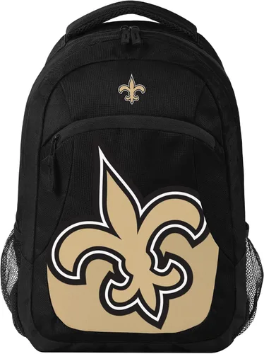 Vista 9 de FOCO - Mochila de acción con bloques de color San Francisco 49ers NFL
