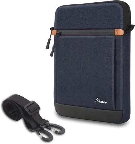 Vista 11 de Funda para tablet de 12.9 a 13 pulgadas, compatible con iPad Pro de 13 pulgadas/12.9 pulgadas, Galaxy Tab S9 FE+ 12.4 / S9 FE 10.9, cremalleras YKK