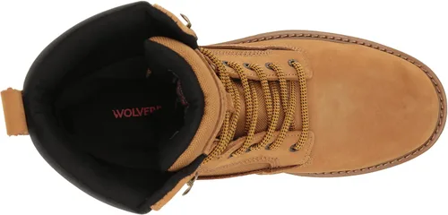 Vista 5 de Wolverine Botas de trabajo impermeables con aislamiento térmico para hombre de 8 pulgadas, Marrón