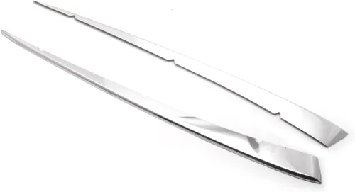 Vista 2 de x xotic tech Rejilla frontal para capó central con diseño de rayas, acero inoxidable cromado, compatible con Camry SE XSE 2018-2024