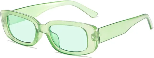 Vista 6 de Gafas de sol redondas ovaladas blancas gruesas y atrevidas gafas ovaladas Mod Retro Vintage Kurt Cobain inspiradas lentes de sol Paquete de 2 blanco2