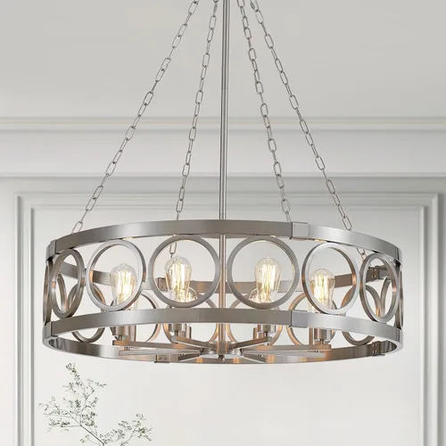 Vista 18 de XINGQI Candelabro moderno de 3 luces, lámpara colgante de 13", altura ajustable, accesorios de iluminación para comedor, dormitorio, sala de estar