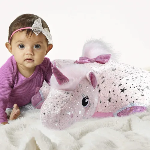 Vista 3 de Pillow Pets Originals - Peluche de unicornio rosa brillante