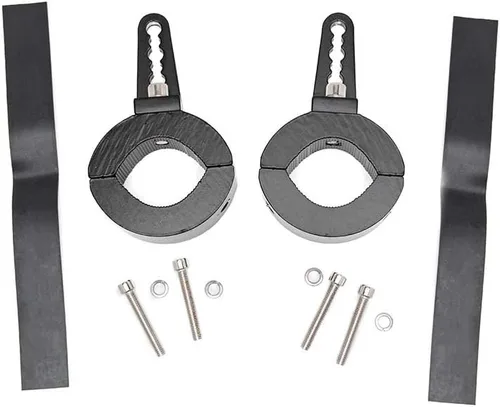 Vista 2 de Rough Country – 70171 – Luz LED Universal ajustable 1,65 – 2-inch OD Tubo Pinzas de montaje (Par) para cualquier Tubo de 2 pulgadas 1,65 – OD
