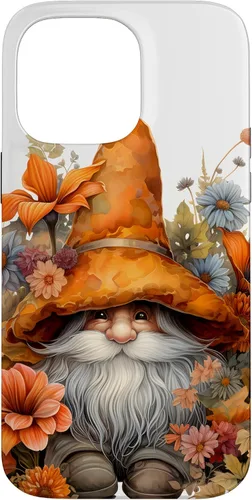 Vista 21 de Happy Fall Gnome Autumn Leaves Case for iPhone 17