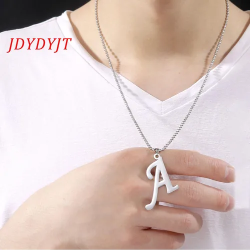 Vista 2 de Dijes Conectores de Acero Inoxidable con Letra Inicial Colgantes del Alfabeto Manualidades DIY para Hacer Joyas Collares Pulseras Llavero