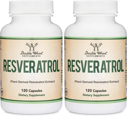 Vista 8 de Suplemento de resveratrol de 500 mg por porción, 120 cápsulas