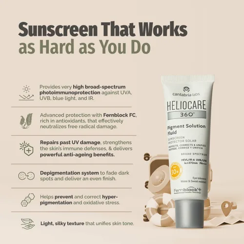 Vista 4 de Heliocare 360 Solución de Pigmento Fluido SPF50 50ml