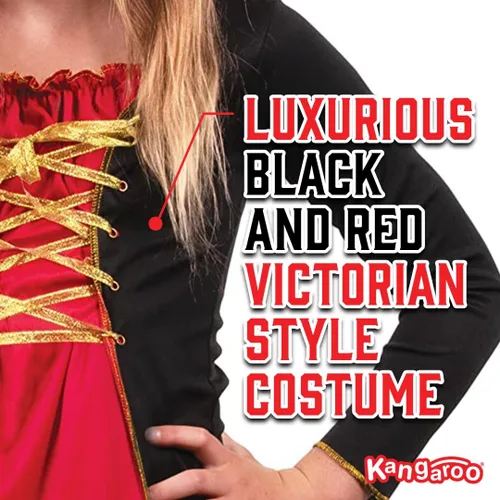 Vista 4 de Kangaroo's Halloween Costumes disfraz de vampira victoriana