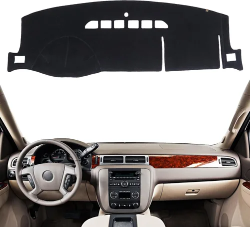 Vista 18 de Cubierta de tablero Tapete de salpicadero Compatible con Chevy Cruze 2015-2011 (para transmisión en la izquierda), Alfombra de salpicadero de coche