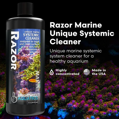 Vista 2 de Brightwell Aquatics Limpiador y clarificador marino Razor, 1L