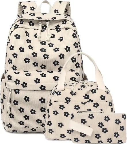 Vista 14 de Bluboon - Mochila escolar para niñas y mujeres para uso diario y de estilo informal, para portátil de 15 pulgadas, con bolsa para almuerzo y bolsa