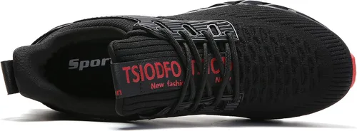 Vista 3 de TSIODFO Tenis deportivos para niños Grils para correr atletismo caminar