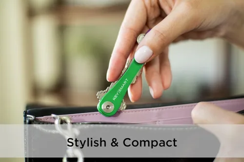 Vista 3 de KeySmart soporte compacto para llaves y organizador de llaves, para hasta 8 llaves