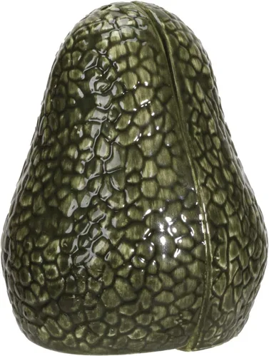 Vista 4 de Pacific Giftware Juego de salero y pimentero de cerámica con aguacate