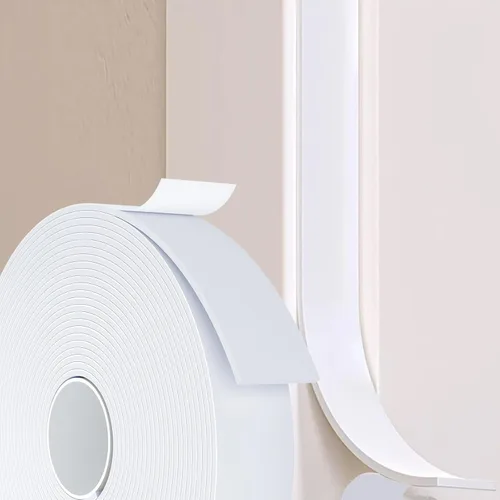 Vista 14 de Burlete Sello para Puerta Blanco, 1 Pulgada de Ancho X 1/4 Pulgada de Grosor, Sello de Ventana de Aire Acondicionado, Cinta de Espuma Autoadhesiva
