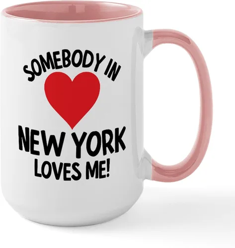 Vista 5 de CafePress New York Republic Tazas de cerámica de 15 oz (15.0 fl oz)