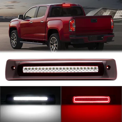Vista 8 de R&F Auto Luz de freno LED de montaje alto de reemplazo para camionetas Colorado/Canyon (2004-2012) Luces de techo de carga Luz de freno trasera