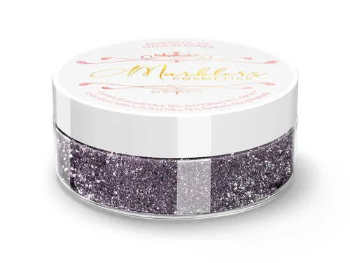 Vista 107 de MARBLERS Polvo de mica natural grueso [perla azul acero] 0.11 onzas (0.11 oz) altamente pigmentado no tóxico, vegano, libre de crueldad animal
