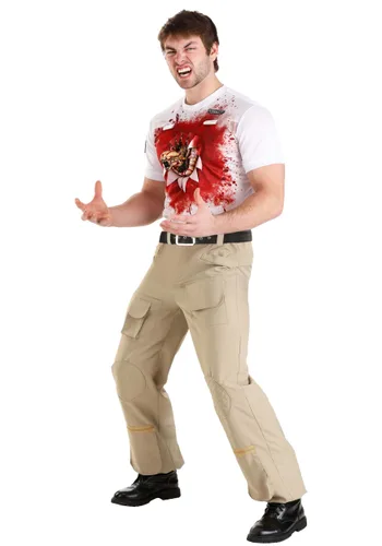 Vista 7 de Disfraz de Chestburster Alienígena para Adultos Multicolor