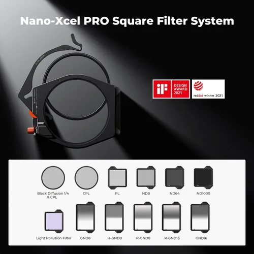 Vista 2 de K&F CONCEPT X PRO Kit de sistema de soporte de filtro cuadrado
