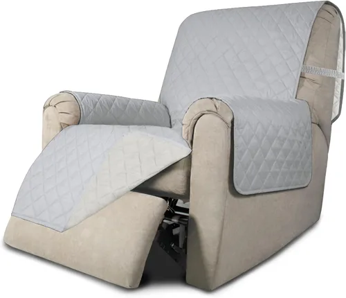 Vista 294 de Easy-Going - Funda reversible para sofá, resistente al agua, con varillas de espuma y correas elásticas, protector de muebles para mascotas y perros