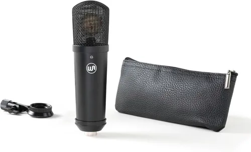 Vista 4 de Warm Audio WA-87jr SE Micrófono de condensador cardioide de diafragma grande, sonido de grado de estudio para voces, instrumentos, podcasts, negro