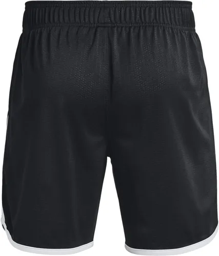Vista 2 de Under Armour Pantalones cortos de malla Project Rock Disrupt para hombre, color negro