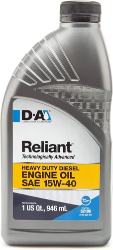 Vista 9 de 52108, Reliant - Aceite de motor diésel resistente SAE 15W40 (CK-4) convencional Comparable a la triple protección T4 Cubo de 5 galones