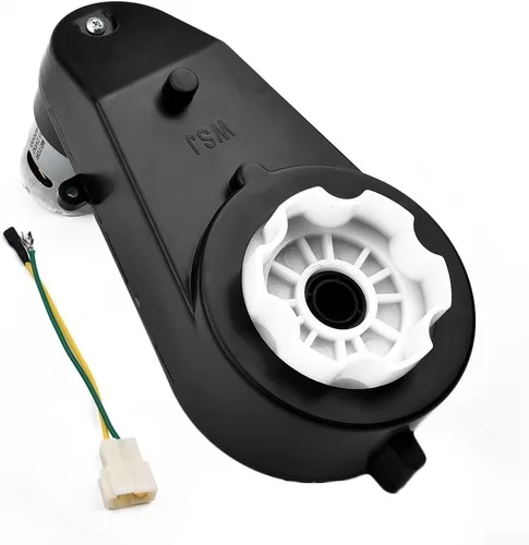 Vista 2 de 12V RS550 Electric Gearbox Motor 40000RPM 45W 5A with Metal Intermediate Gear for Ride On Car Replacement