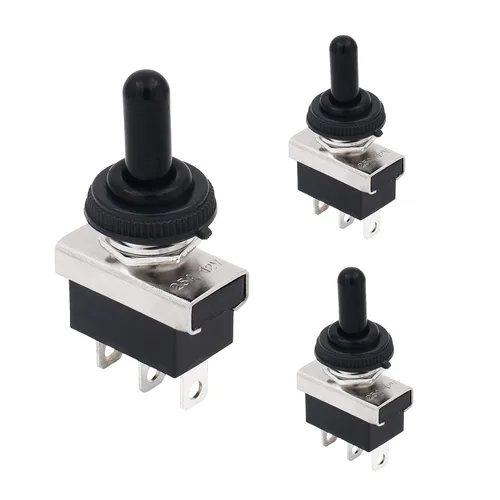 Vista 12 de Baomain, interruptor de conmutación SPST con apagado-encendido, 2 clavijas, 12 V 25 A con cubierta impermeable para auto