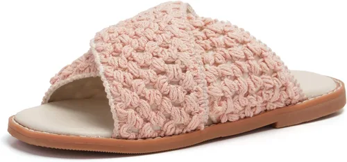 Vista 16 de THEE BRON Lindas pantuflas para niñas, sandalias elegantes para niños pequeños y niños