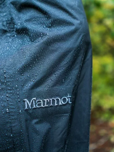 Vista 10 de MARMOT Pantalones impermeables para mujer, ropa de mujer, pantalones ecológicos con cremallera completa