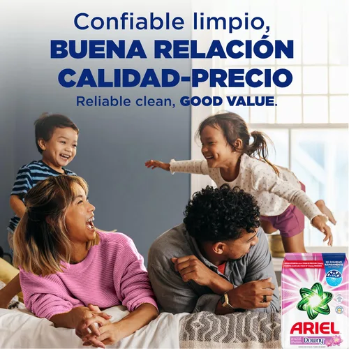 Vista 4 de Ariel con un toque de frescura suave, detergente en polvo, 9.5 lbs, 96 cargas