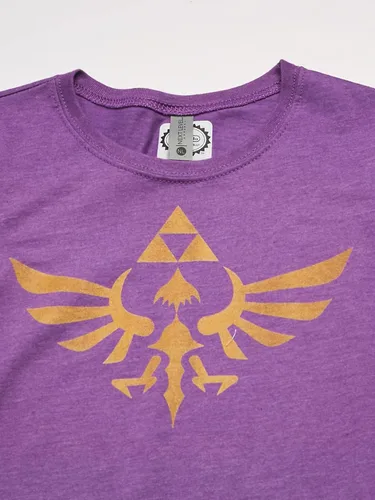 Vista 2 de Nintendo Zelda Triumphant Triforce Graphic - Camiseta para niña