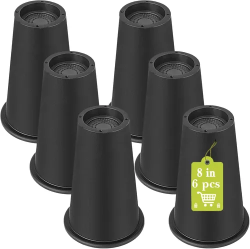 Vista 29 de Paquete de 12 elevadores de muebles de 1 pulgada, elevadores de cama ajustables resistentes para mesa, escritorio, sofá, silla, gabinete, marco