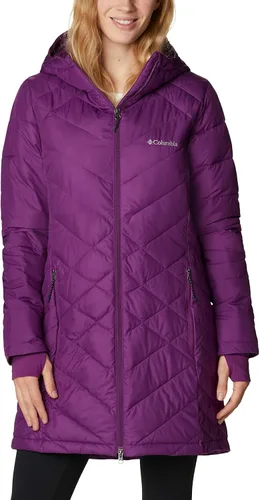 Vista 21 de Columbia Chaqueta larga con capucha Heavenly para mujer Verde (Stone Green)