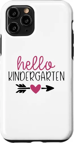 Vista 28 de Hello Kindergarten Parent Or Teacher Saying New School Year Case for iPhone XR