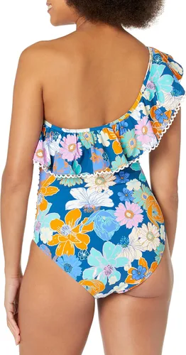 Vista 4 de Profile by Gottex Una pieza con volantes de hombro para mujer