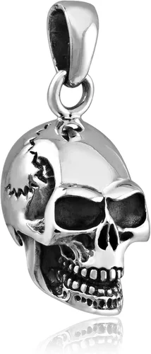 Vista 2 de withlovesilver 925plata esterlina encanto colgante de calavera