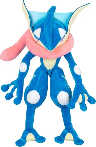 Vista 3 de Pokémon Peluche Greninja grande de 12 pulgadas, con licencia oficial, juguete de peluche suave y de calidad - Añade Greninja a tu colección. Gran