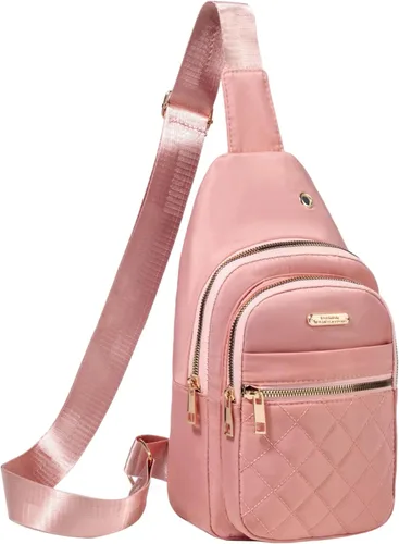 Vista 27 de Banelu Pequeña mochila bandolera bandolera para mujeres y hombres, bolsa de pecho, riñonera cruzada para exteriores, senderismo, viajes, color negro