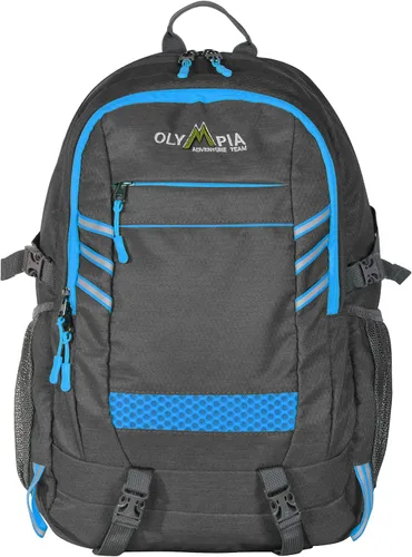 Vista 7 de Olympia U.S.A. USA Huntsman - Mochila para exteriores de 19" (25 l), gris + azul, Usa Huntsman - Mochila para exteriores (25 l)