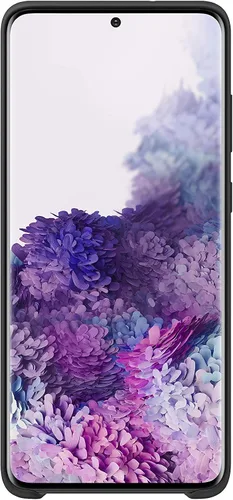 Vista 2 de Samsung Funda para Galaxy S20+ Plus, cubierta trasera de silicona, color negro (versión de EE. UU. con garantía) (EF-PG985TBEGUS)
