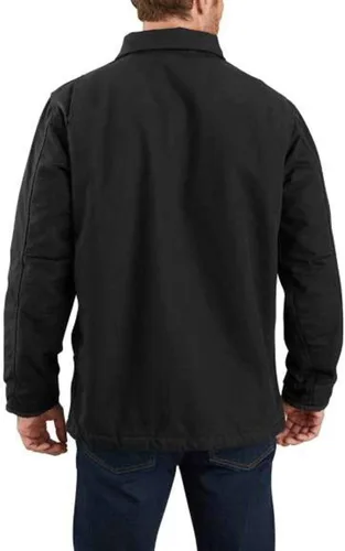 Vista 2 de Carhartt Men's Loose Fit Washed Duck Sherpa-Lined Coat