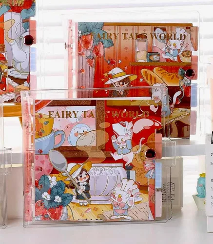 Vista 2 de Cuaderno de bolsillo kawaii, diario en espiral kawaii, bloc de notas en espiral pequeño, lindo cuaderno de papel de calidad premium, 160 páginas