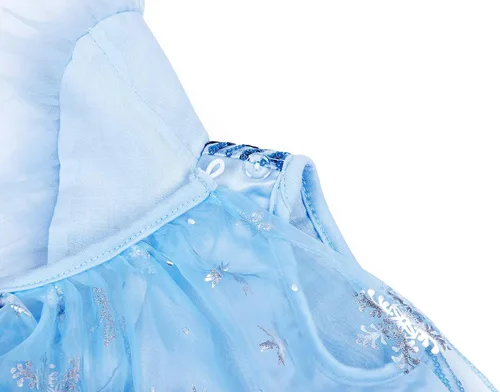 Vista 4 de Kantenia Sequin Little Girl Princess Dress Halloween Cosplay Costume Birthday Fancy Party Dress Up Outfits Age 2-12 Years